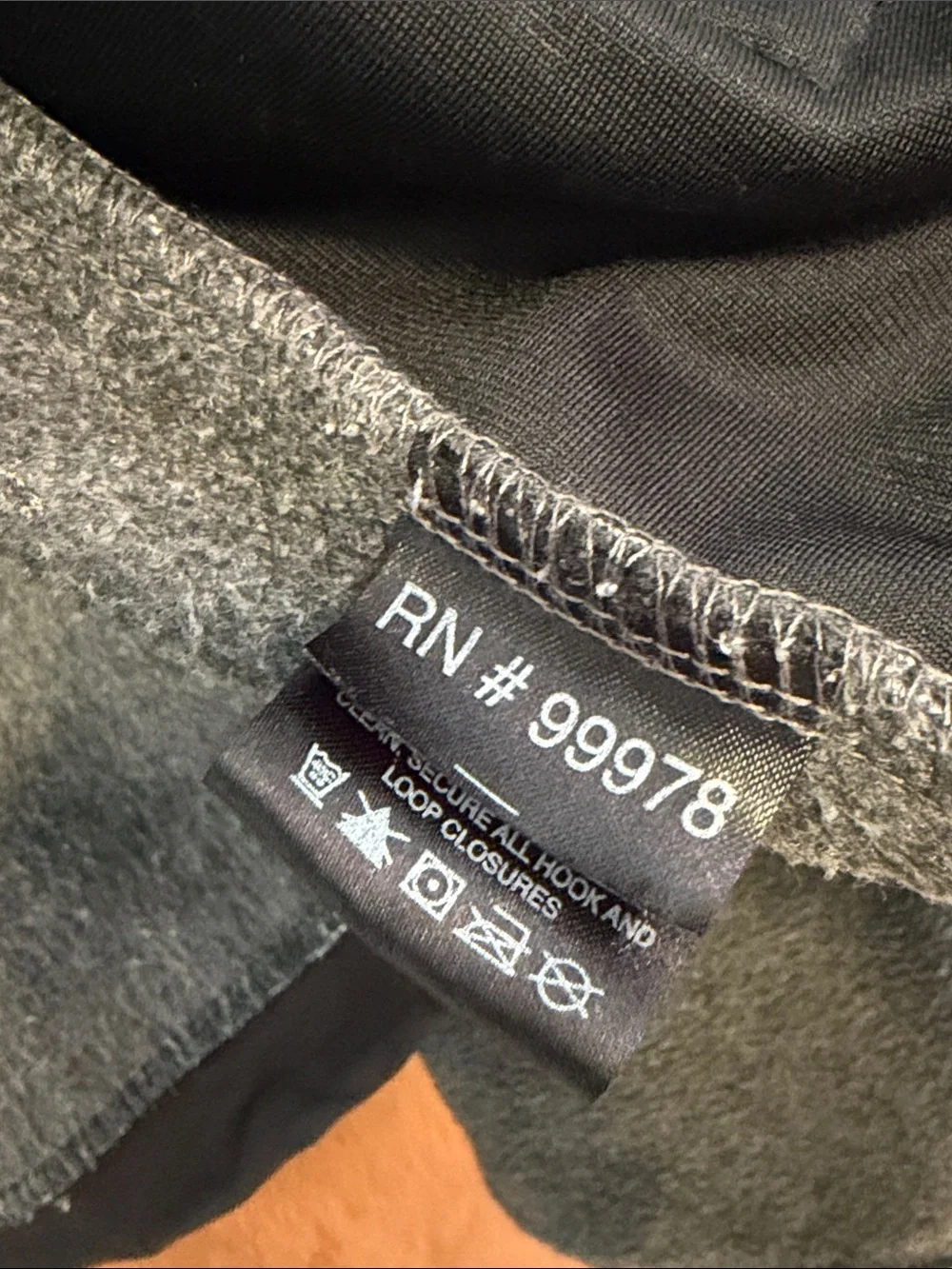 The North Face Denali Fleece Jacket Mens Large Gray Black Full Zip RN99978